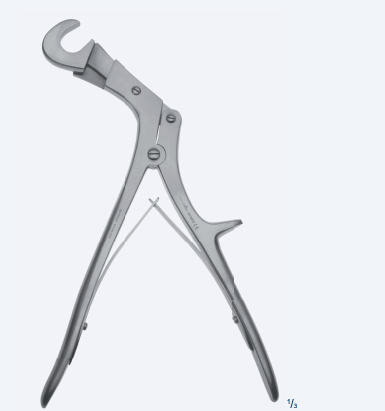 Ножиці, хірургічні, "Giertz-Stille", реберні, загальна довжина 250 мм, 10"